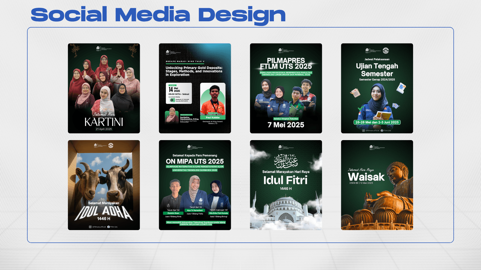 Feed design collection for FTLM UTS